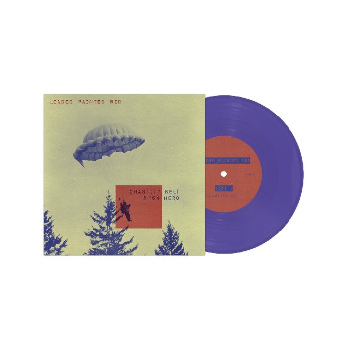 Chastity Belt & 764-Hero - Loaded Painted Red (Opaque Purple Vinyl)