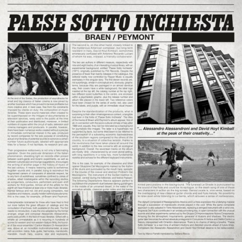 Braen & Peymont - Paese Sotto Inchiesta (Eco Friendly)