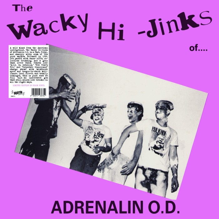 Adrenalin O.D. - Wacky Hi-Jinks Of Adrenalin O.D. (Pink Vinyl)