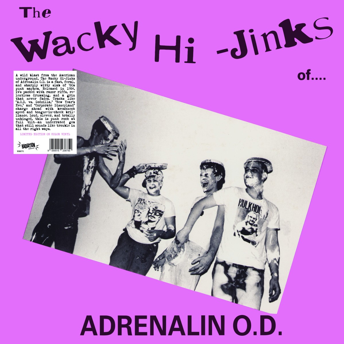 Adrenalin O.D. - Wacky Hi-Jinks Of Adrenalin O.D. (Pink Vinyl)