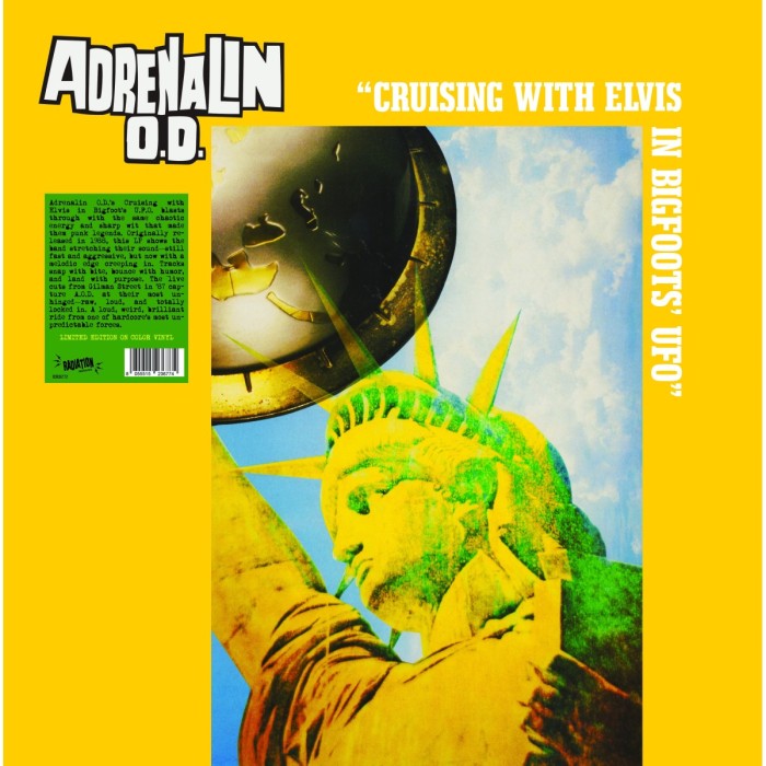 Adrenalin O.D. - Cruising With Elvis In Bigfoot S U.F.O. (Yellow Vinyl)