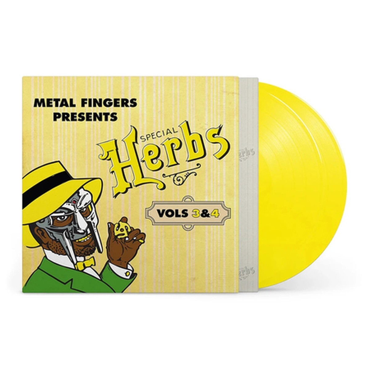 MF DOOM - Metal Fingers Presents: Special Herbs Vol. 3 & 4 (Lemon Yellow Vinyl)