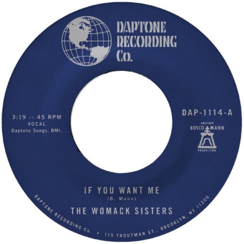 The Womack Sisters - If You Want Me / I Just Don't Want You (To Say Goodbye)