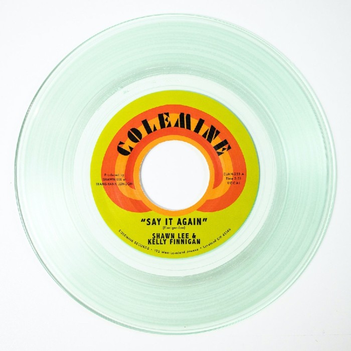 Shawn Lee & Kelly Finnigan - Say It Again / Harpsichord Rock (Coke Bottle Clear Vinyl)