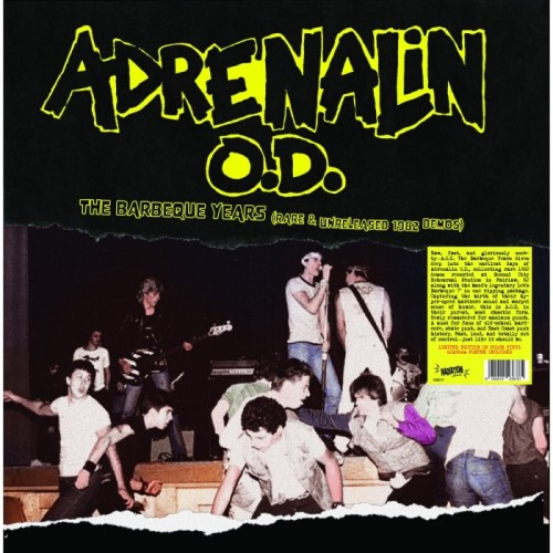 Adrenalin O.D. - Barbeque Years (Rare & Unreleased 1982 Demos - Orange Vinyl)