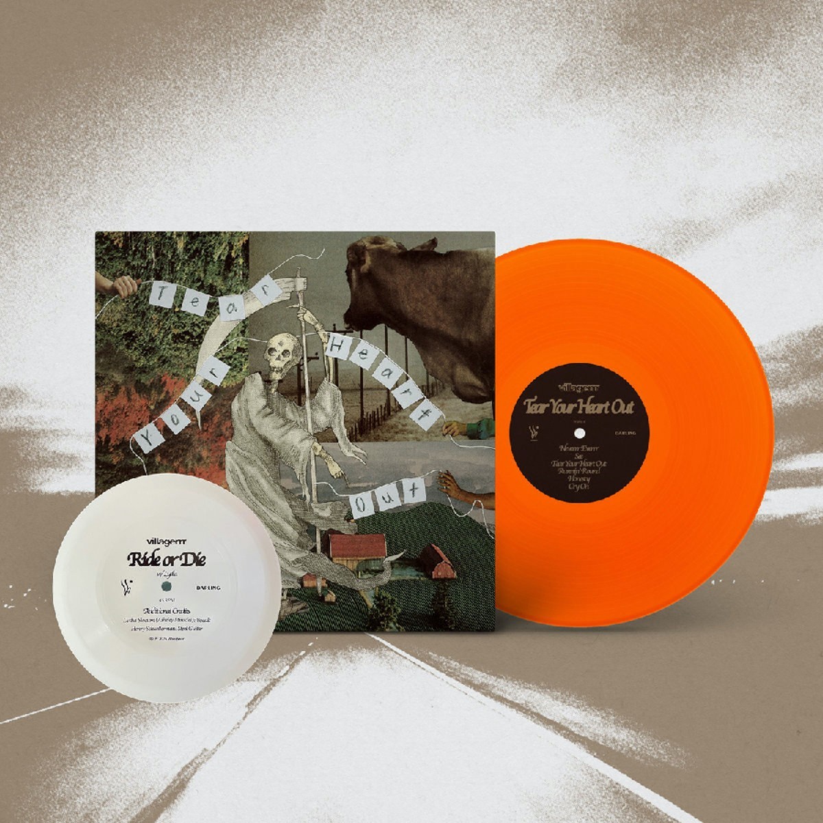 Villagerrr - Tear Your Heart Out (Hi-Vis Orange Vinyl)