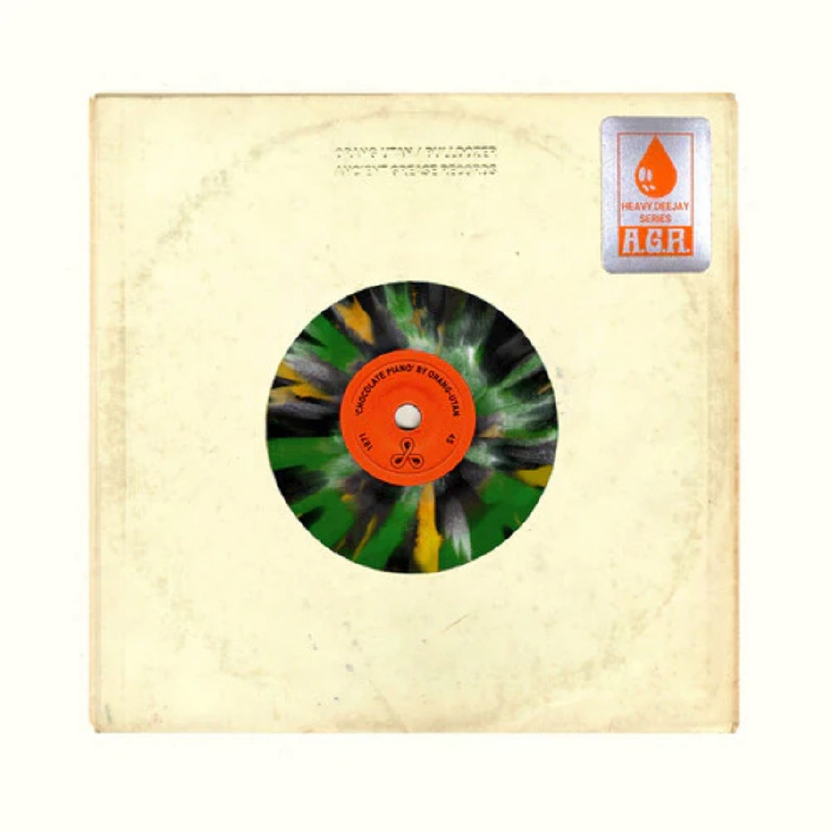 Orang-Utan & Bulldozer - Chocolate Piano/Gallows Hill - 'Heavy Dj' Split 7" Series (Splatter Vinyl)