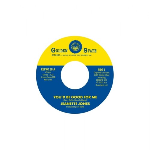 Jeanette Jones - You'd Be Good For Me / Cut Loose