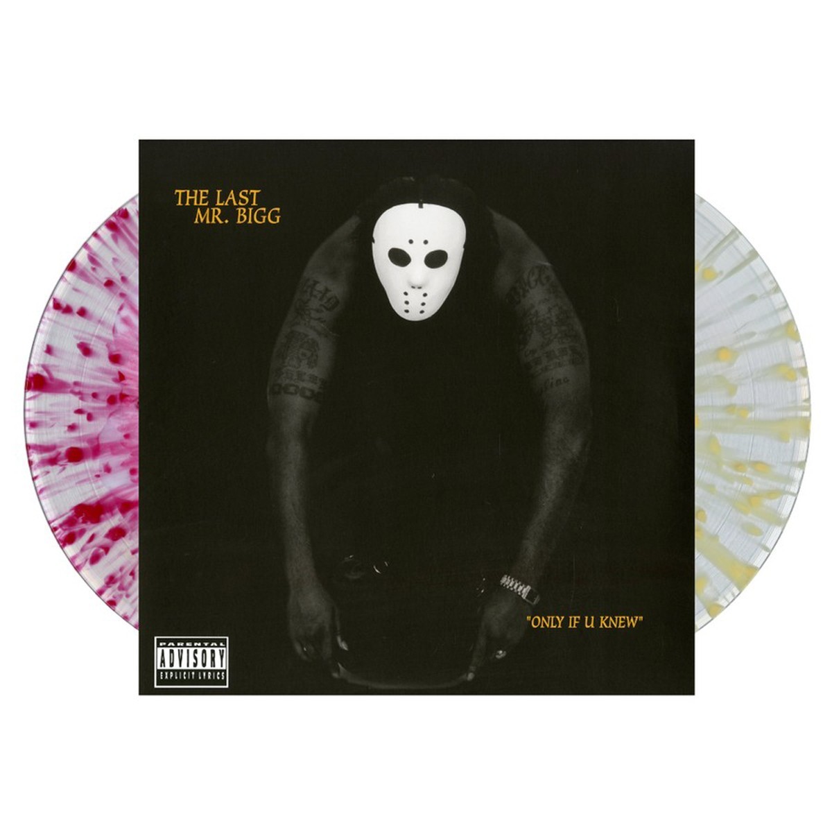 The Last Mr. Bigg - Only If U Knew (White-In-Clear Color-In-Color Effect Vinyl, With Red & Yellow Splatter)