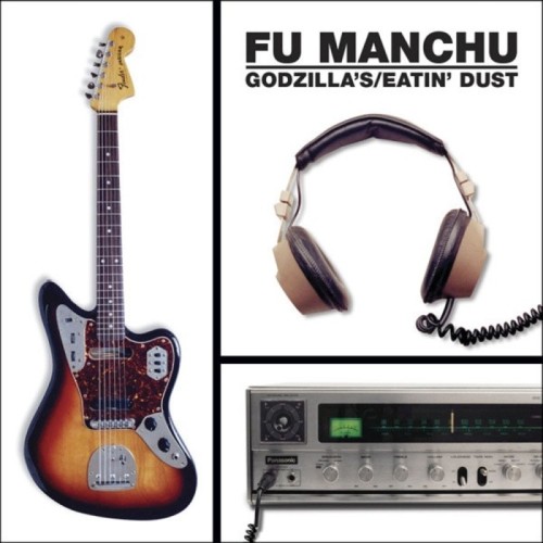 Fu Manchu - Godzilla's / Eatin' Dust +4 (White W/ Brown Splatter Vinyl)