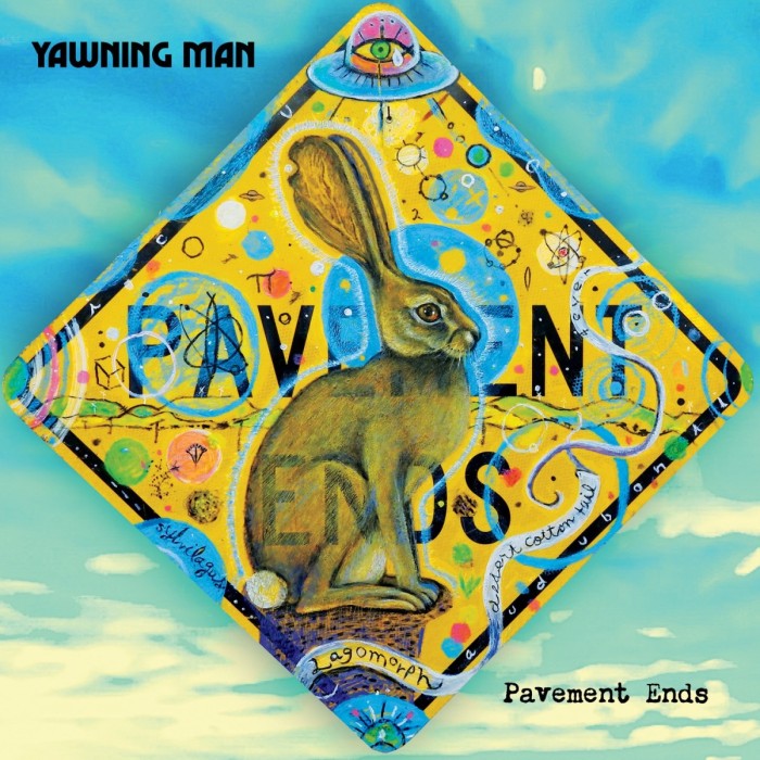 Yawning Man - Pavement Ends (Side A - Side B Yellow/Blue Cyan/Splatter Red Vinyl)