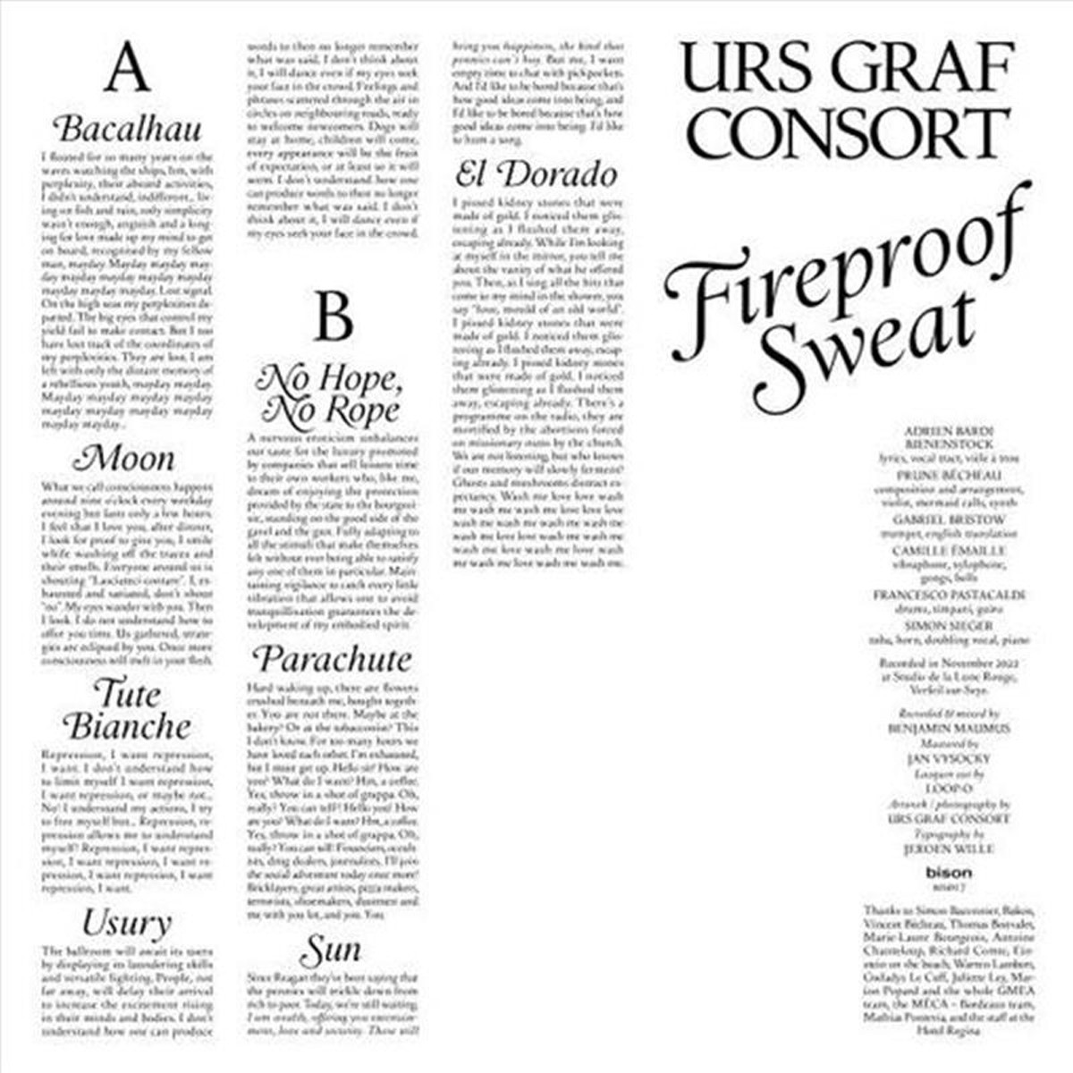 Urs Graf Consort - Fireproof Sweat