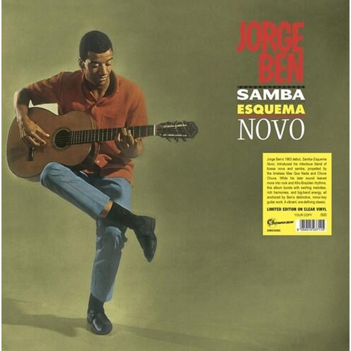 Jorge Ben - Samba Esquema Novo (Clear Vinyl)
