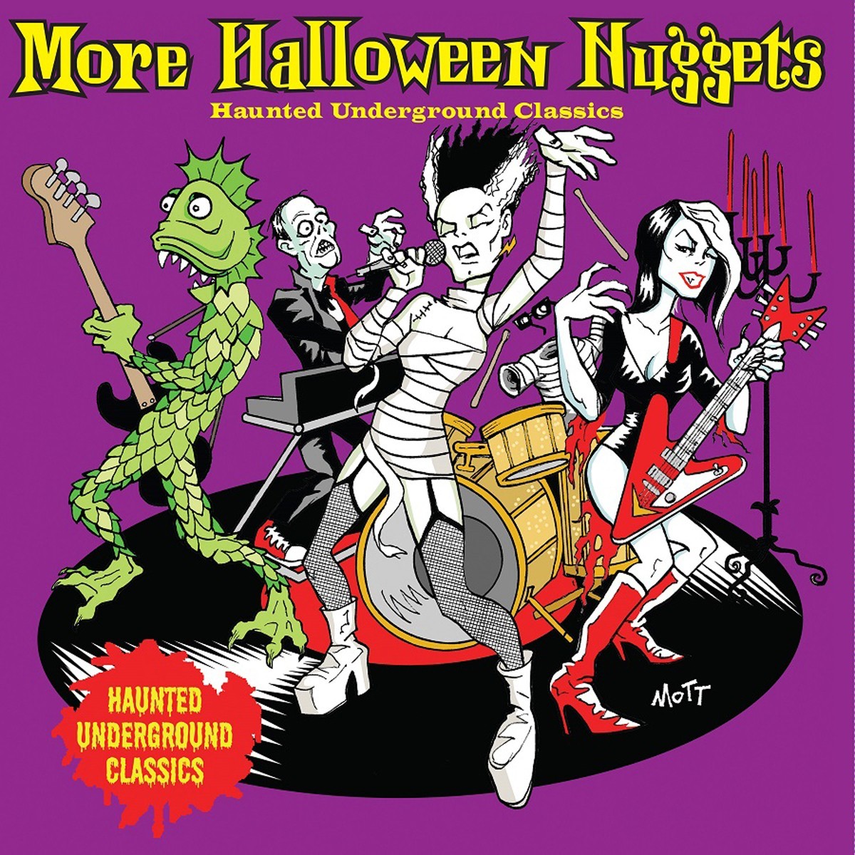 Various Artists - More Halloween Nuggets (Caramel Apple Marble Vinyl)