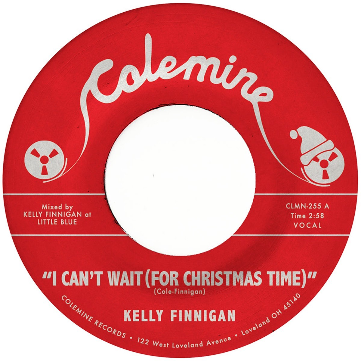 Kelly Finnigan - I Can't Wait (For Christmas Time) / Snowy Night In Ohio (White Snow Vinyl)