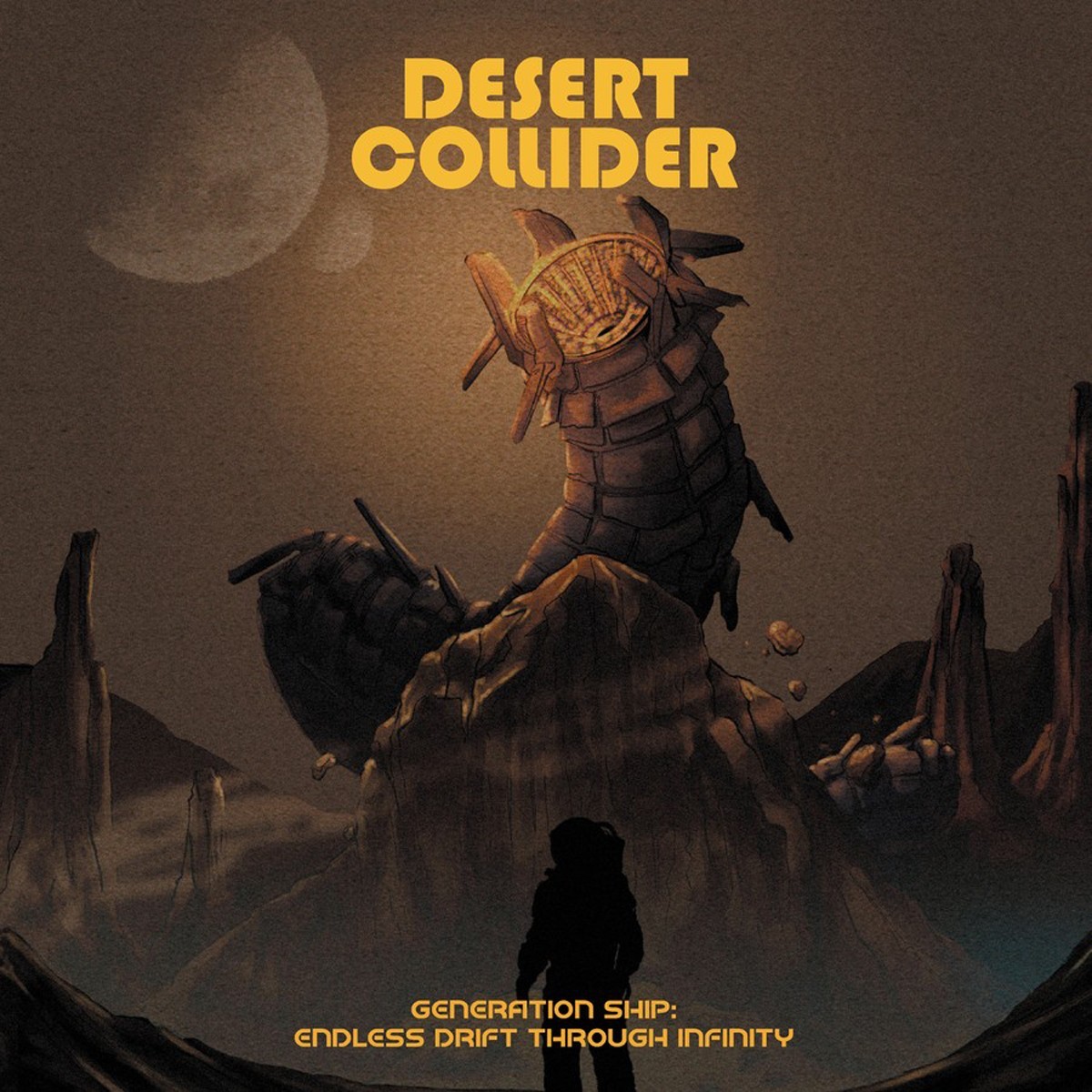 Desert Collider - Generation Ship. Endless Drift Through Infinity