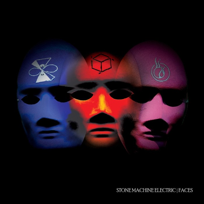 Stone Machine Electric - Faces (Pink & White Marbled Vinyl)