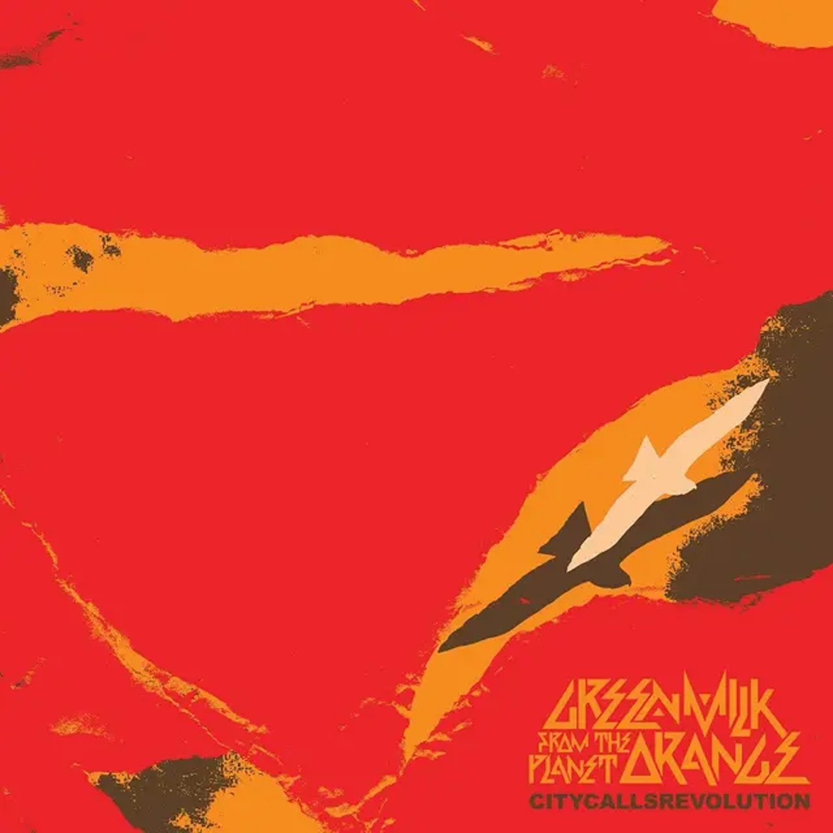 Green Milk From The Planet Orange - City Calls Revolution (Red & Orange Vinyl)