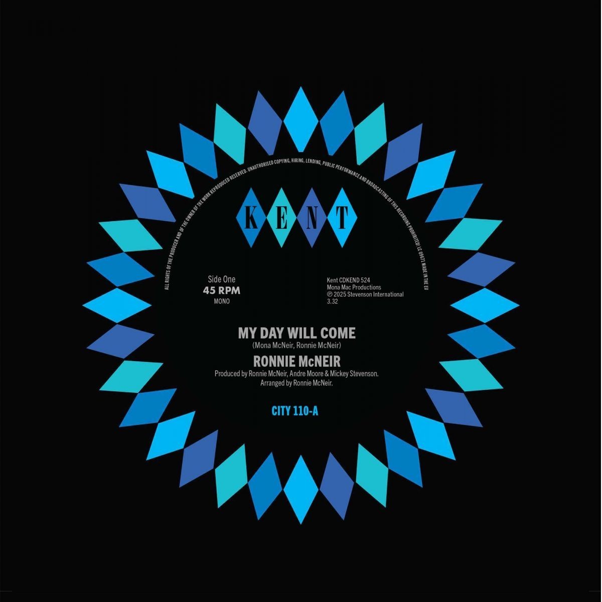 Ronnie McNeir - My Day Will Come / The Girl's Alright With Me
