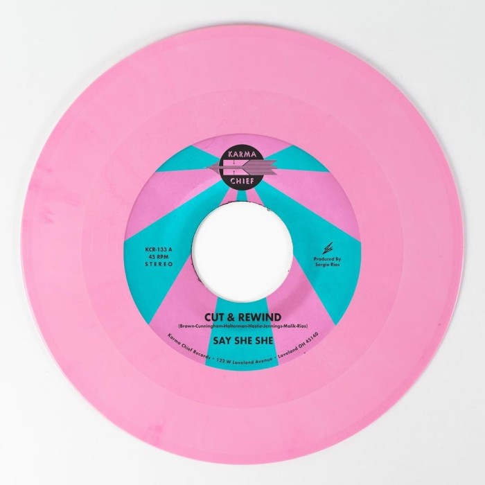Say She She - Cut & Rewind / Disco Life (Pink Vinyl)