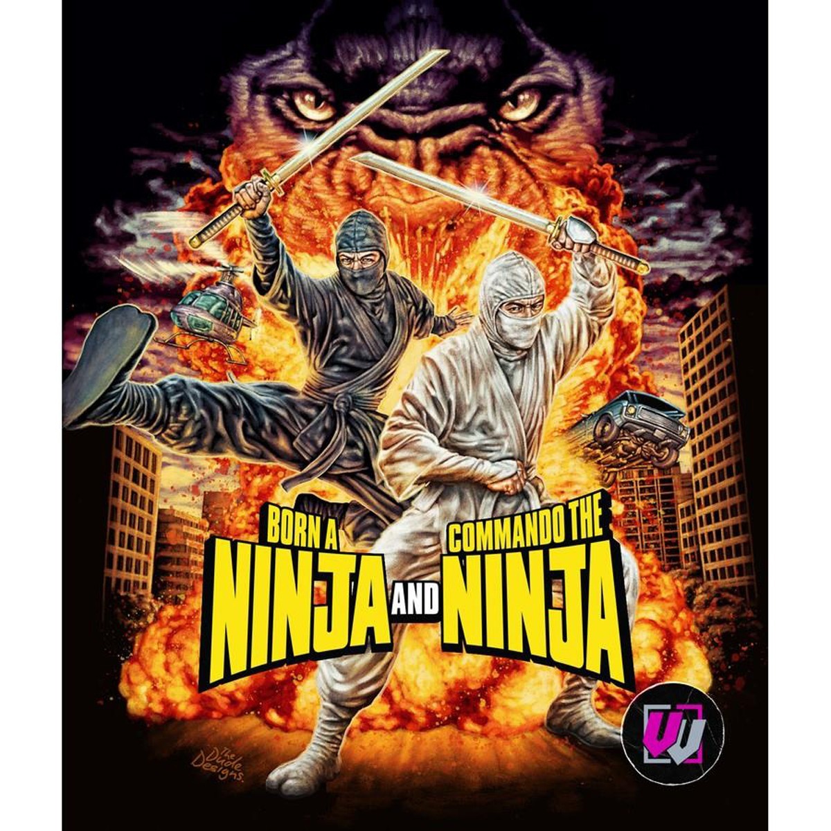 Movie - Born A Ninja / Commando The Ninja Double Feature