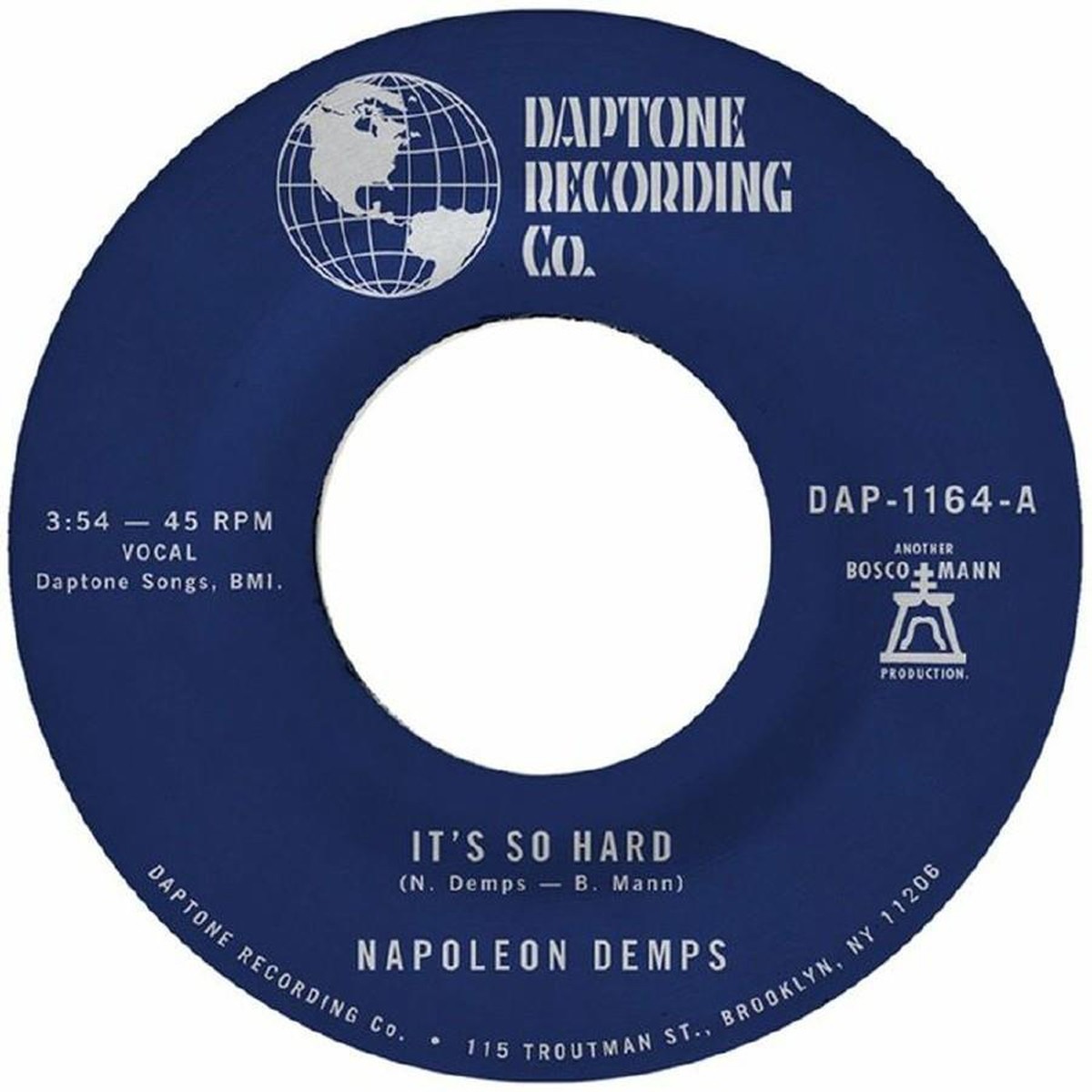 Napoleon Demps - It's So Hard / It's So Hard (Part Two)