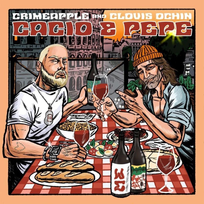 Crimeapple & Clovis Ochin - Cacio & Pepe (Red/Yellow Split Vinyl)