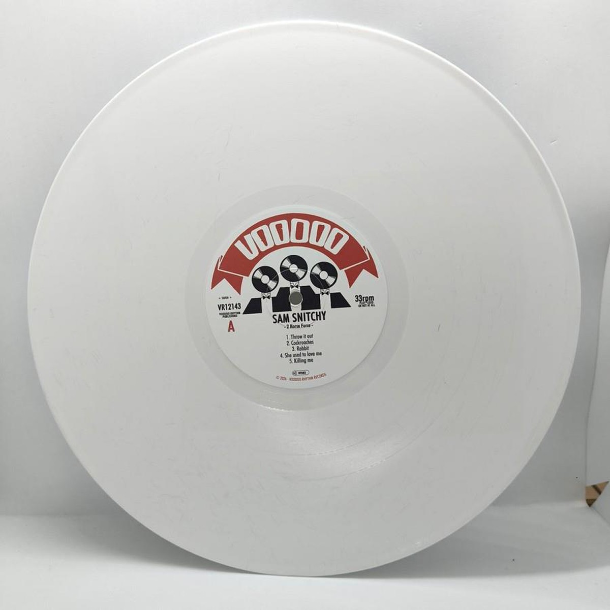 Sam Snitchy - 2 Horse Force (White Vinyl)
