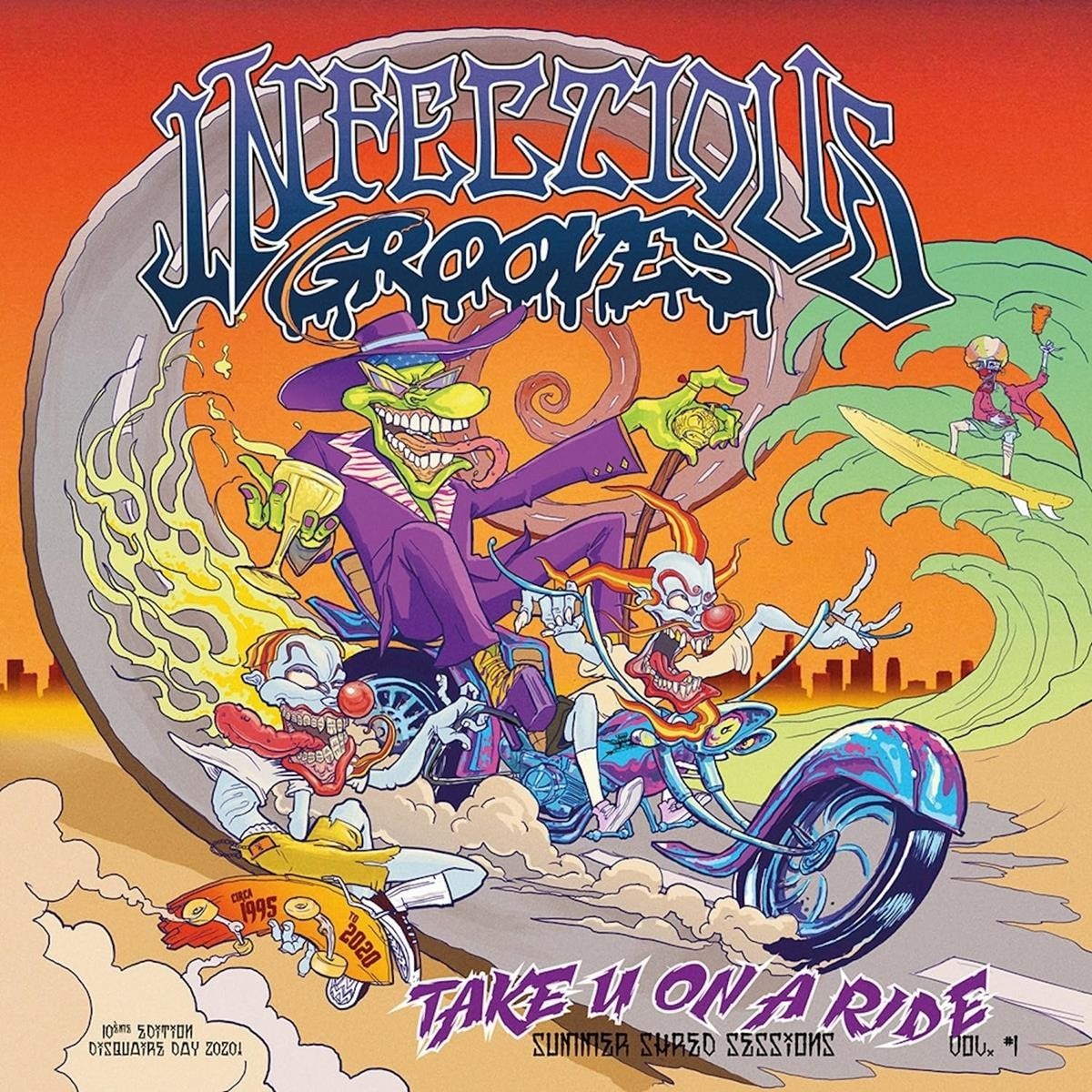 Infectious Grooves - Take U On A Ride (Green W/ Purple Splatter)