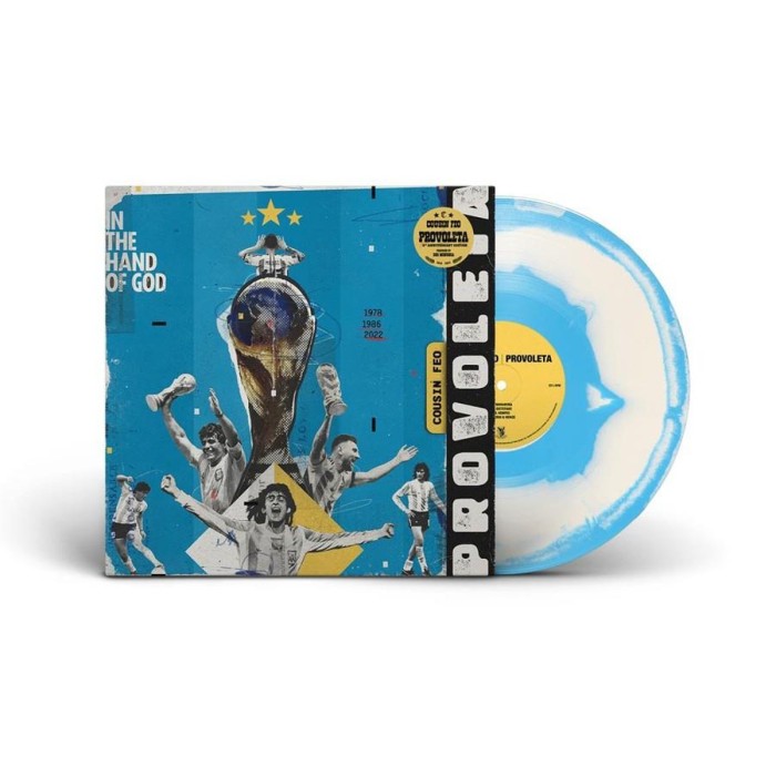 Cousin Feo & Dre Mendoza - Provoleta - 5th Anniversary (Blue & White Vinyl)