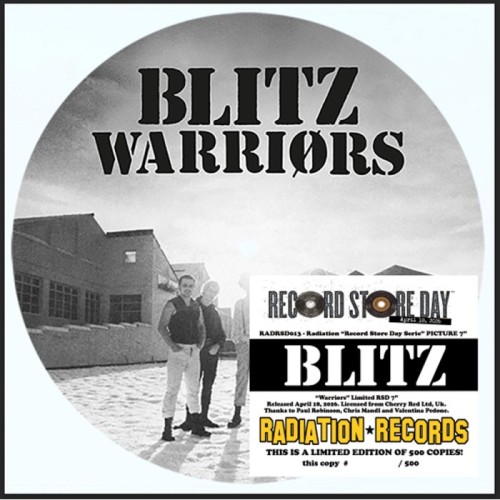 Blitz - Warriors (Picture Disc 7")