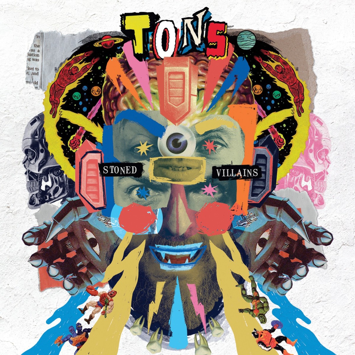Tons - Stoned Villains (Colour In Colour Red/Transparent + Splatter Blue Vinyl)