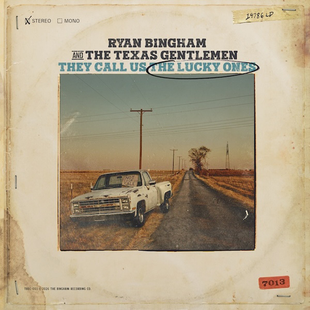 Ryan Bingham - They Call Us The Lucky Ones