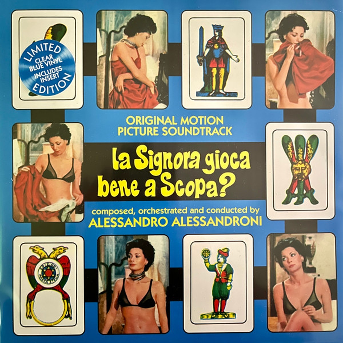 Alessandro Alessandroni - La Signora Gioca Bene A Scopa? (Clear Blue)