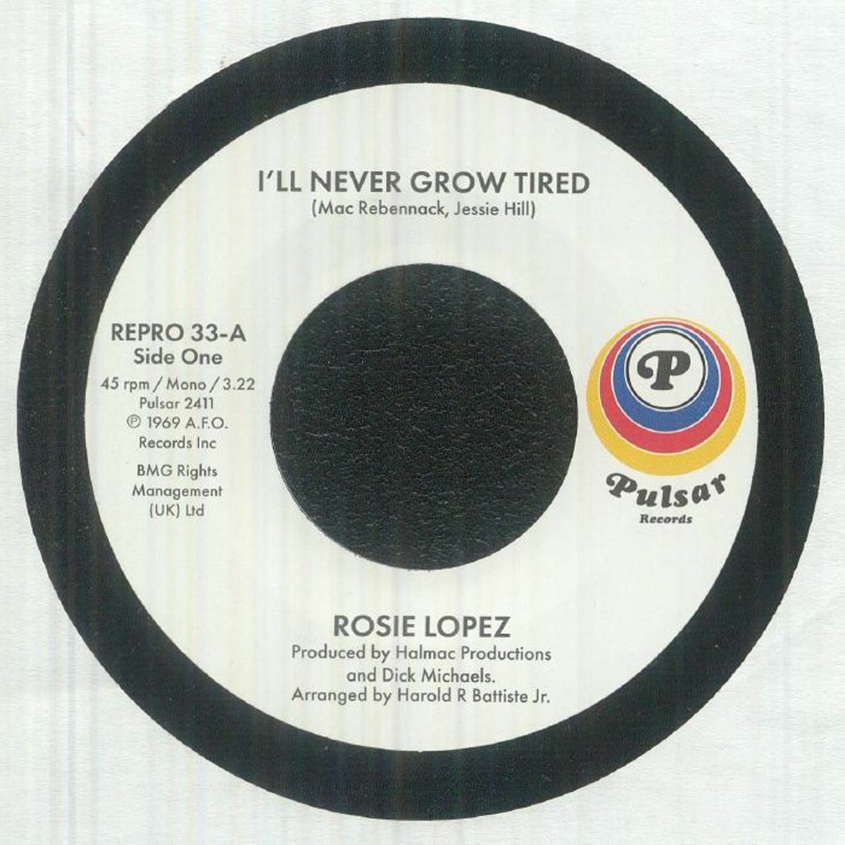 Rosie Lopez - I'll Never Grow Tired / Too Hot To Hold