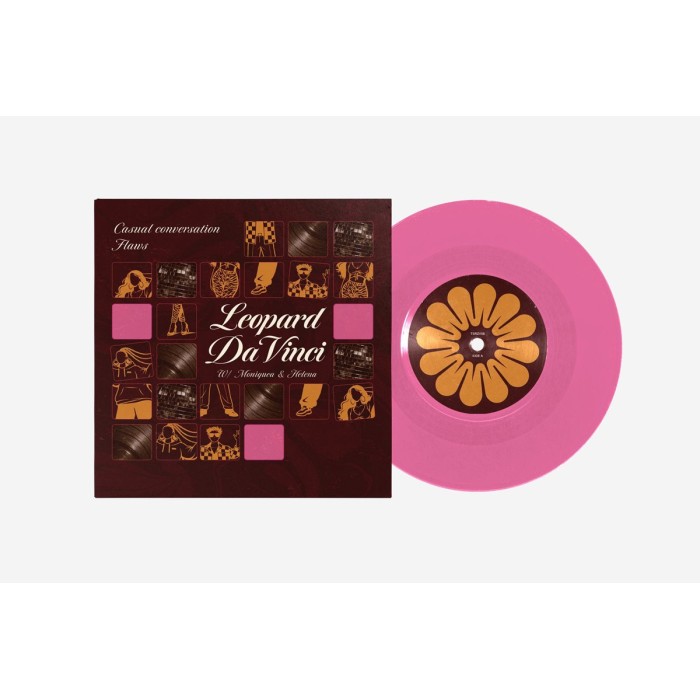 Leopard Davinci & Moniquea & Helena - Casual Conversation / Flaws (Pink Vinyl)