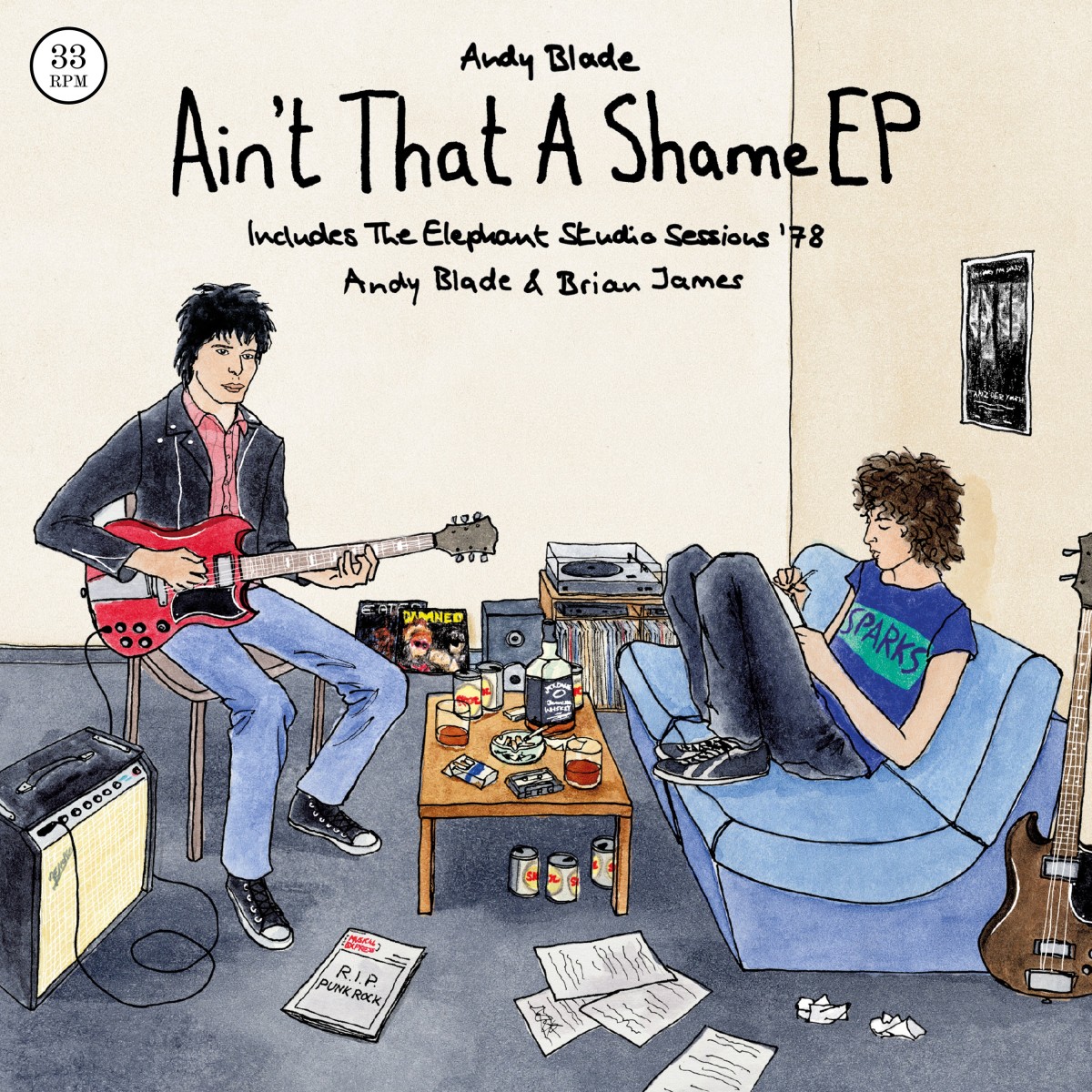 Andy Blade - Aint That A Shame (Berry Coloured Vinyl)