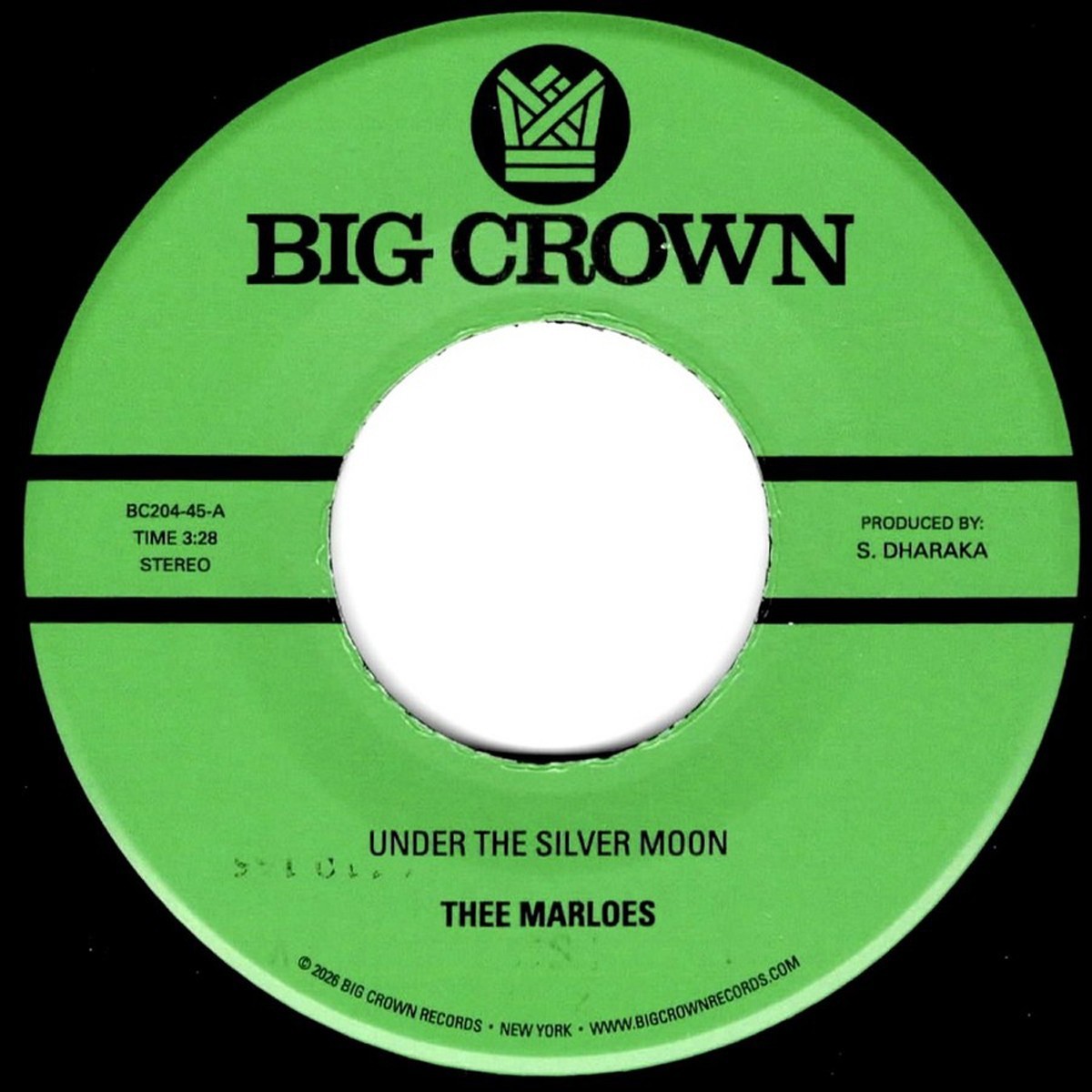 Thee Marloes - Under The Silver Moon B/W Through The Changes
