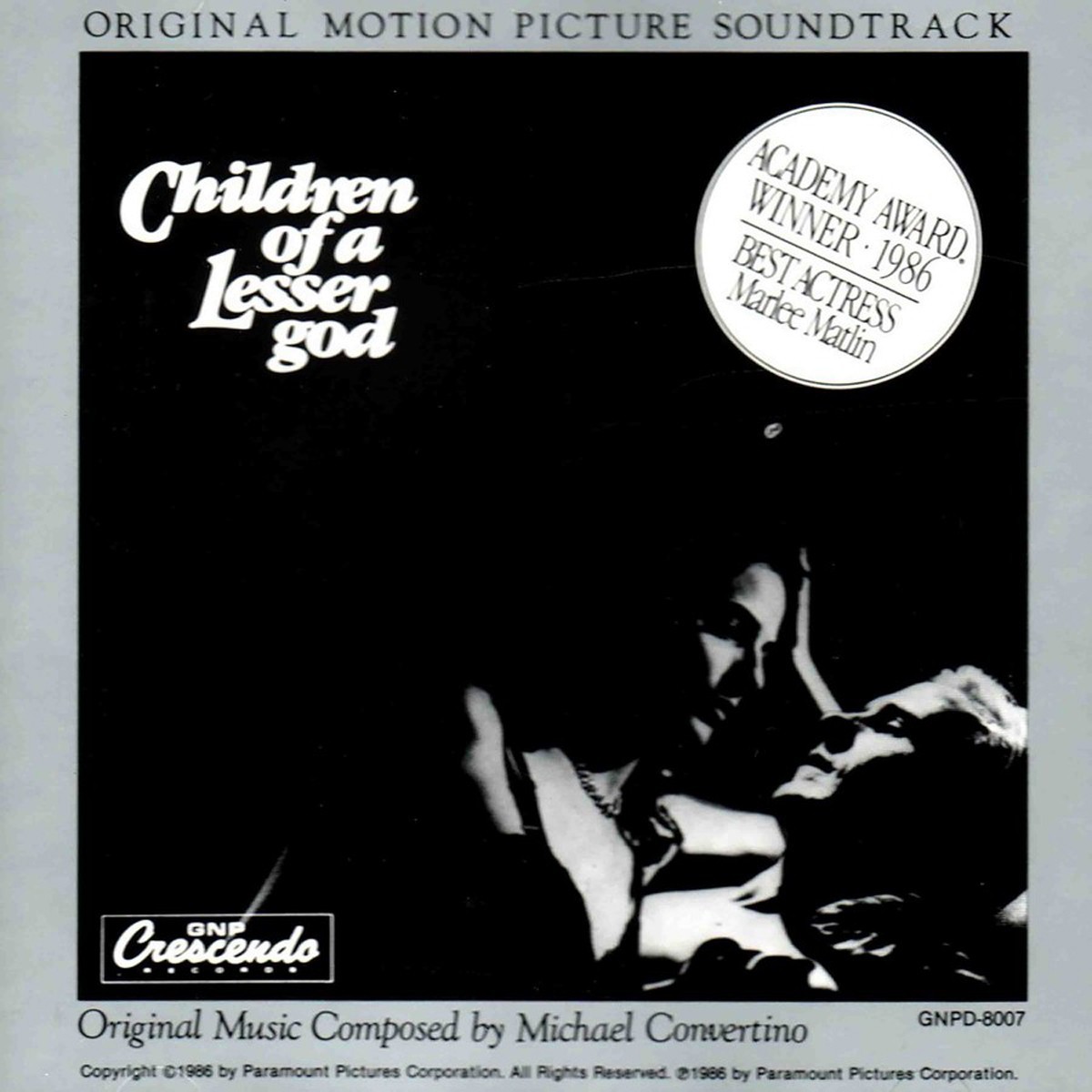 Ost - Children Of A Lesser God (Original Motion Picture Soundtrack)