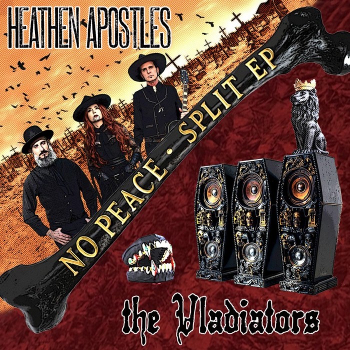 Heathen Apostles & The Vladiators - No Peace. Split Ep