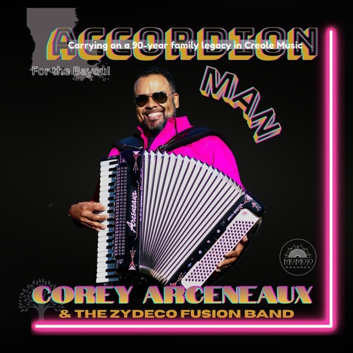 Corey Arceneaux & The Zydeco Fusion Band - Accordion Man
