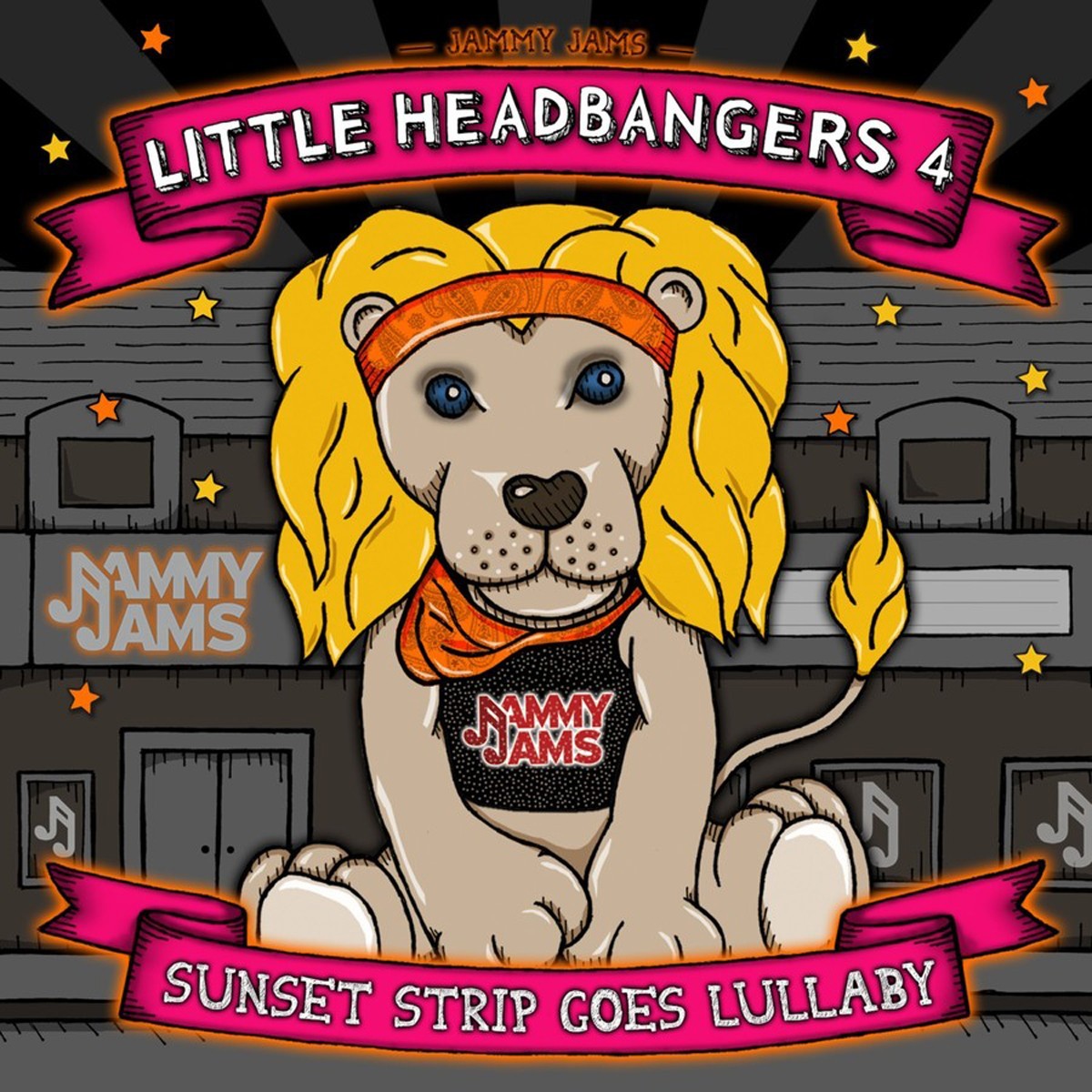 Jammy Jams - Little Headbangers 4. Sunset Strip Goes Lullaby
