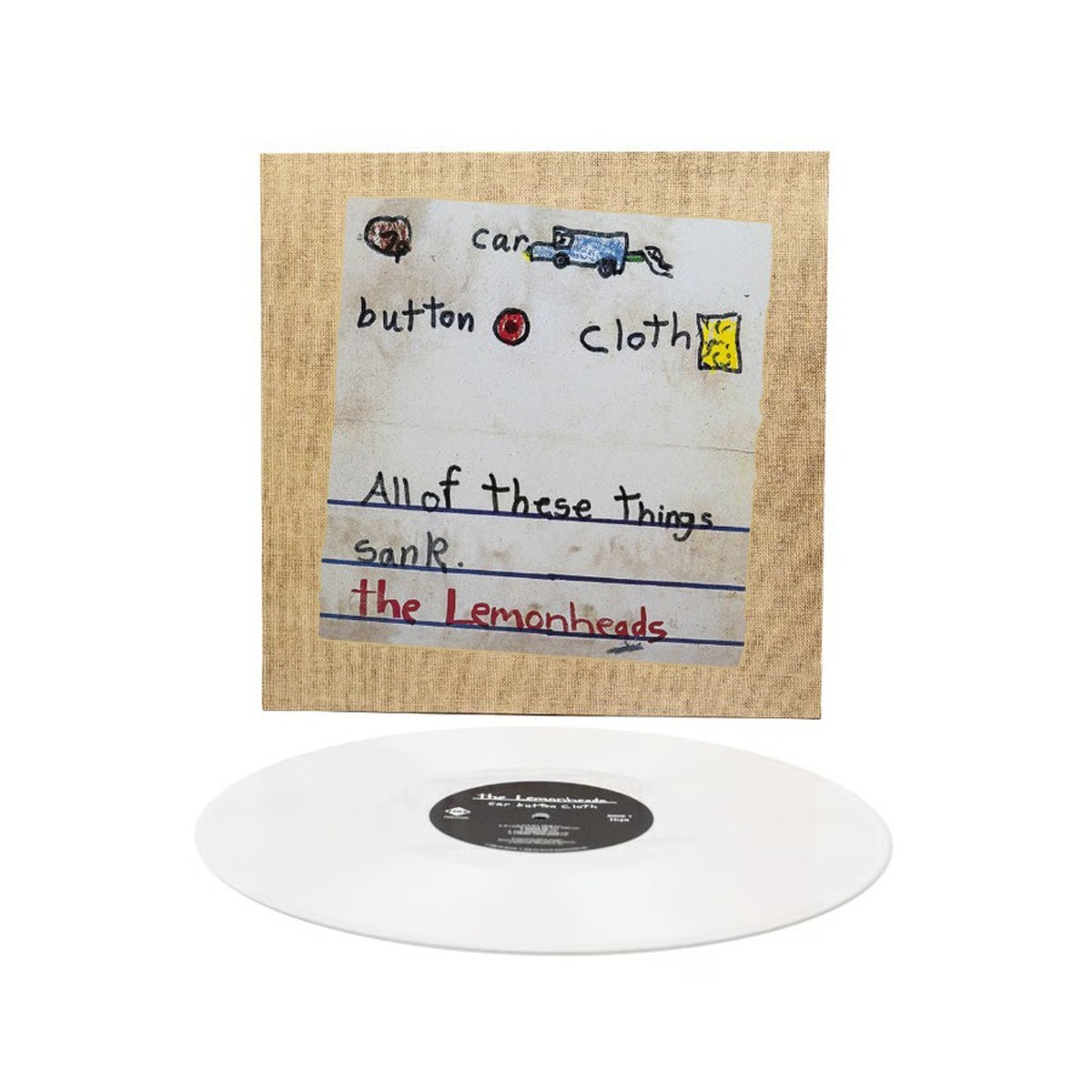 Lemonheads - Car Button Cloth (30th Anniversary Edition - White Vinyl)