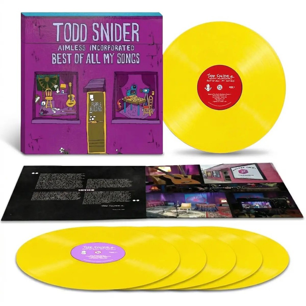 Todd Snider - Best Of All My Songs (6Lp Box Set - Yellow Vinyl)