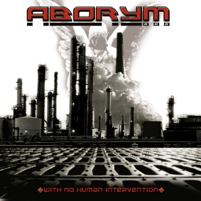 Aborym - With No Human Intervention (Color In Color+Splatter Red, Transparent Black Vinyl)