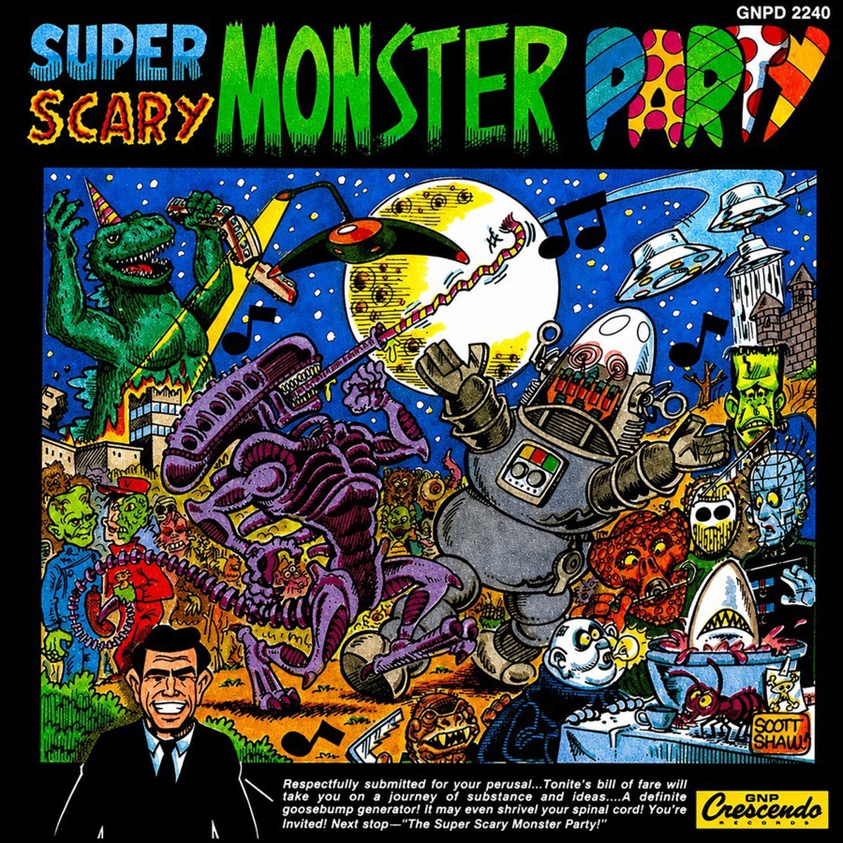 Various Artists - Super Scary Monster Party. Spooky Tv And Movie Themes