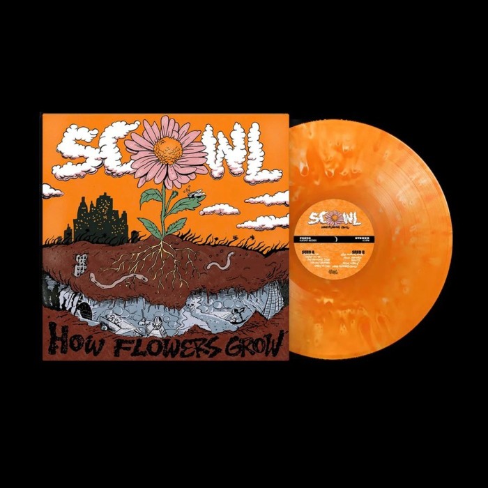 Scowl - How Flowers Grow (Cloudy Orange Crush And Ultra Clear Vinyl)