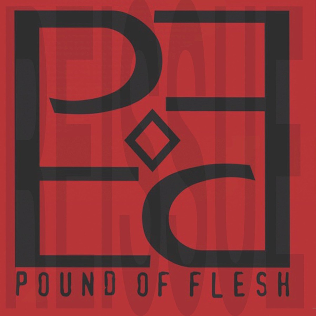 Pound Of Flesh - Red And Black