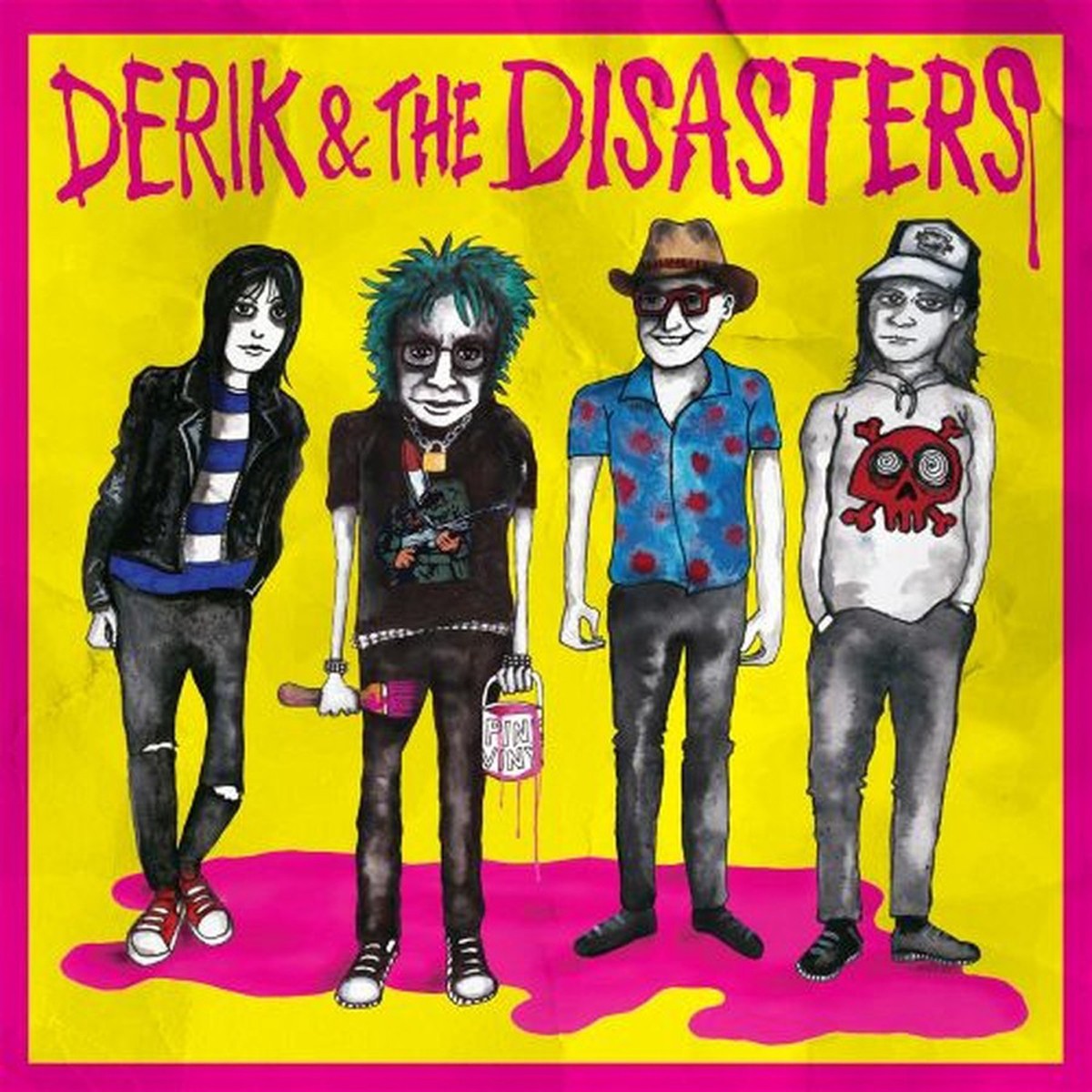 Derik & The Disasters - Derik & The Disasters (Yello Vinyl)