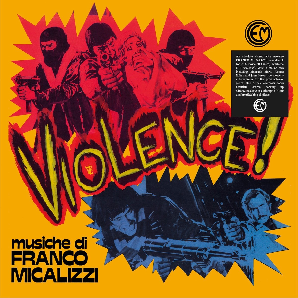Franco Micalizzi - Violence! (Clear Vinyl)